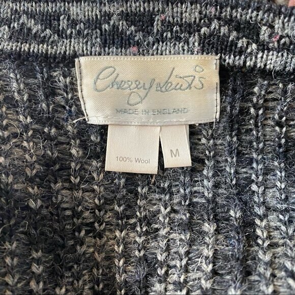 Vintage Christy Lewis Floral Embroidered Button Down Cardigan - Picture 6 of 6